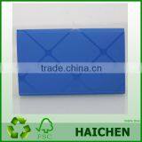 7.09" X 4.41" Haichen13 Pockets Plastic Expanding File Box Document Case Bag for Office (Blue) thumbnail-2