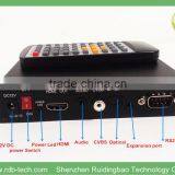 Four Led Push Button Advertising Media Player