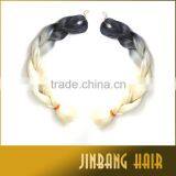 1B/Blonde Two Tone Ombre Braiding Hair Large Stock 100gram Ultra Braid Hair Extension thumbnail-1