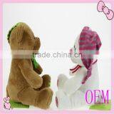 Favorable Plush Teddy Bear ,Christmas Teddy Bear , Couples Teddy Bear thumbnail-1