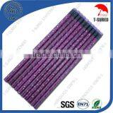 7 Inches Black Lead HB Wooden Pencil With Eraser thumbnail-1