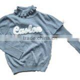 kids high neck pullover sweater