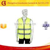 High Visibility Fluorescent Yellow Reflective Safety Vest thumbnail-1