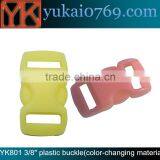 Yukai 3/8" Contoured Platic Buckle in Various Colors thumbnail-1