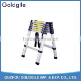 Goldgile 2m+2m Aluminum Double-sided telescopic ladder with EN131-6