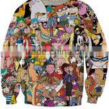 2016 Fashion Women Men Space Totally Cartoon Pokemon Print Pullover 3D/Galaxy Sweatshirts Hoodies Tops thumbnail-1