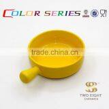 Grace Designs Ceramic Dinnerware Cereal Bowl With Handle Wholesale