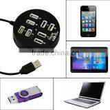 Hi-speed Round 8 Ports USB 2.0 Mobile Charger For IPhone IPad Htc Samsung and Tablets And Other USB-Powered Devices thumbnail-6