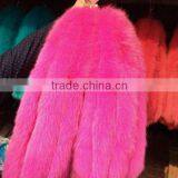 Natural Color Silver Fox Trimming / Silver Fox For Collar / Fox Fur Trim thumbnail-6