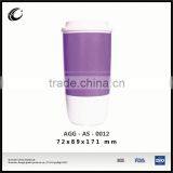 China Suppliers Plastic Travel Coffee Cup Frosty Plastic Mug Cup Plastic Drinking Mug With Straw thumbnail-4
