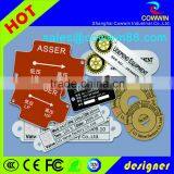 Fancy Peronalized Enamel Rectangle Shape Label in Stainless Steel thumbnail-1