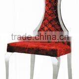 Unique & Fashion Modern Design High Back Stainless Steel Chair Hotel Dining Chair thumbnail-1