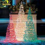 wedding decoration stage spiral lighted christmas tree