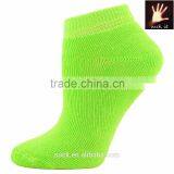 China Manufacturer Custom Cotton Solid Color Anklet Socks Without Spandex thumbnail-1