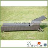 Hot Sale Plastic Rattan Material Dimensions Sun Lounger thumbnail-2