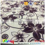 Middle East Style Linen Cotton Flocked Upholstery Fabric Used for Curtain Sofa Cushion Material thumbnail-2