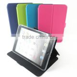 business style color TPU clear back soft shell cover for ipad mini mix color tablet case