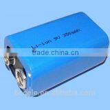 Lithium Iron Phosphate Rechargeable Battery With 9V Voltage