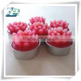 Beautiful Wedding Flower Candles Factory Sales