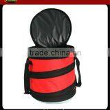 Extra-Tough Collapsible Bag With Zippered Lid