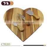 4 Pcs Cheese Knife and Board Set thumbnail-2