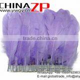 CHINAZP Factory High Quality Dyed Lavender Goose Satinettes Trim Fringe Feathers for Decoration thumbnail-2