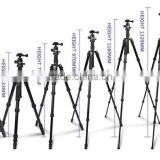 Hpusn 035lpro Professional Ball Head Aluminum Tripod Portable Travel Dslr Camera Tripods thumbnail-2