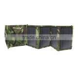 Dual USB 5V 1A/2A Foladable and Portable Flexible Solar Panel Charger thumbnail-1