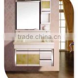 Hangzhou manufacture supply high quality modern wood / steel / pvc smart vanities bathroom