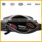 Durable PU Zipper Unisex Waist Bag for Sports, Travel, Business thumbnail-2