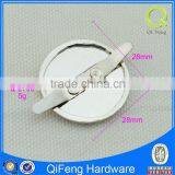 Q-2708 Metal Name Tags for Bags Silver Round Zinc Alloy Label thumbnail-3