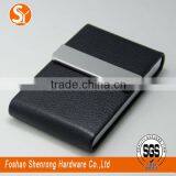 Vertical Leather Credit Card Case for Business Cards thumbnail-2