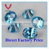Aquamarine Round Brilliant Cut High Quality 5A Gemstone thumbnail-2