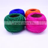 100% cotton yarn , 10s 3 ply hand knitting yarn 50g/ball , wholesale ,cotton blend hand yarn