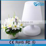 White Plastic Remote Control Energy Saving RGB Color Led Decorative Lamp
