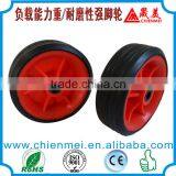3.5" Small Ruled/ DIAMOND Pattern Plastic Wheel/pneumatic Wheel/Rubber Wheelbarrow Wheel thumbnail-2