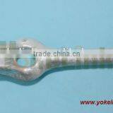 High Quality Forged Steel ANSI Thimble Eye Anchor Rods for Pole Line Hardware thumbnail-1