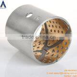 SOB SPB Oiless Bearing , Bronze Base Graphite Lubricant Oiless #500 Series WF500 JDB CuZn25Al6Fe3Mn3 Graphite Bush thumbnail-4