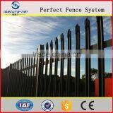 China New Design D or W Shaped Powder Painted Anti Climb Palisade Fence for Sale