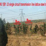 500 КВ 5B1 J3 одноцепная линия электропередачи клетчатый стальной башня thumbnail-1