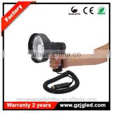 Powerful 27w led handheld spotlight hunting rechargeable led super bright outdoor lighting