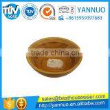 Chinese Natural Bamboo Salad Food Bowl Wholesale Support Custom LOGO thumbnail-2