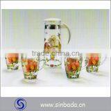 Newest 7pcs Glass Set ,glass Pitcher and Water Cups,glass Tableware thumbnail-1