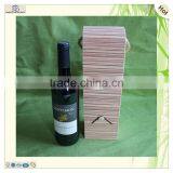 Eco-friendly Handling Wine Packaging Colorful Veneer Wooden Box thumbnail-5