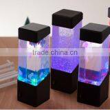 New Arrival LED Colorful Changing Decorative Volcanic Lights, Flashing Jellyfish Light, Table Mini Aquarium With LED Light thumbnail-2