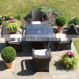 2017 Sigma SGS Good Quality Weatherproof Cheap High End Furniture Classic Rattan Dining Room Sets thumbnail-1