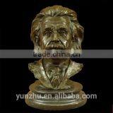 Cast Bronze Famous Head Bust Sculpture thumbnail-1