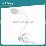 New Design Flexible USB Rechargeable Clip Lamps Eye Protection Led Reading Lamp thumbnail-2