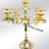 Wholesale Gold Plated Candelabras Centerpieces thumbnail-5