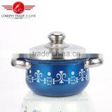 China Popular Shape High Quality Colorful Stainless Steel Soup Pot Set thumbnail-3